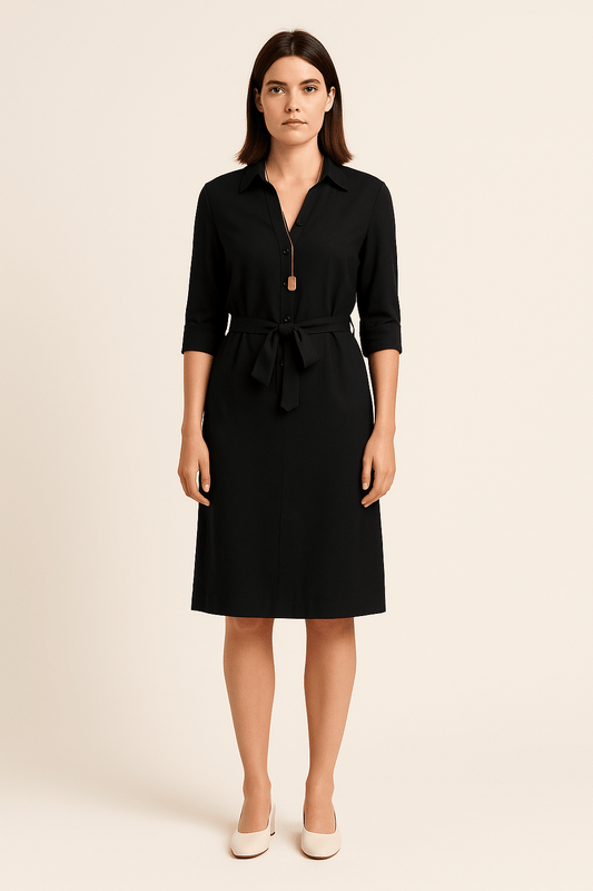 Caoimhe | Women’s Button-Down Shirt Dress – Relaxed Cotton Style
