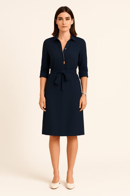 Caoimhe | Women’s Button-Down Shirt Dress – Relaxed Cotton Style