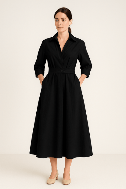 Sarah | Women’s Cotton Style Shirt Dress